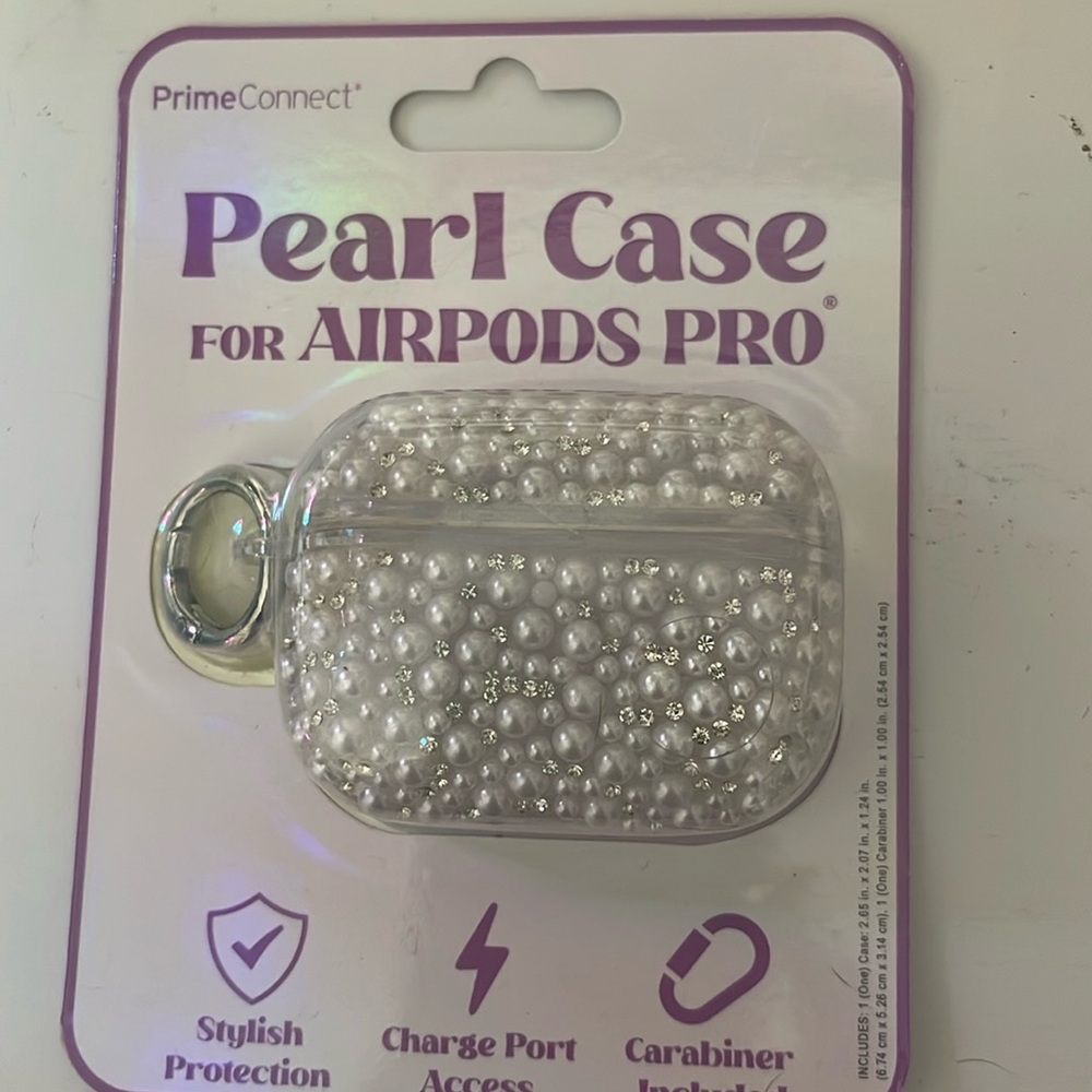 PrimeConnect Pearl Case Bundle for AirPods Pro - Stylish Protection